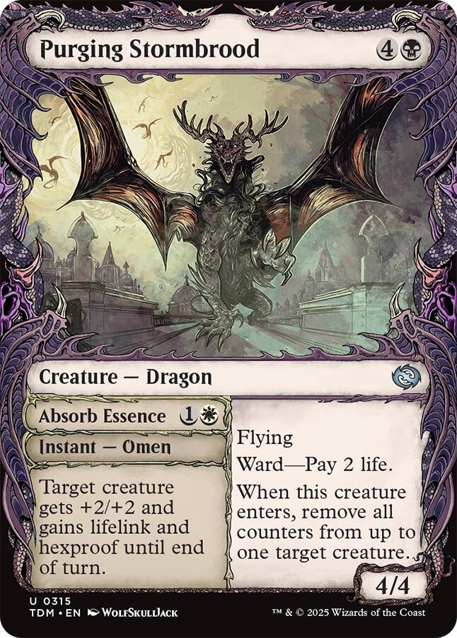 Purging Stormbrood (Showcase) [Tarkir: Dragonstorm] | Lots Moore NSW