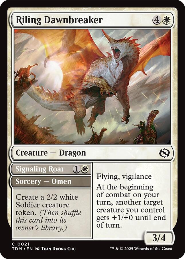 Riling Dawnbreaker [Tarkir: Dragonstorm] | Lots Moore NSW