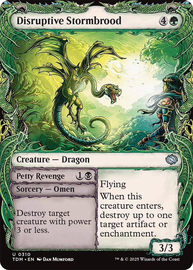 Disruptive Stormbrood (Showcase) [Tarkir: Dragonstorm] | Lots Moore NSW