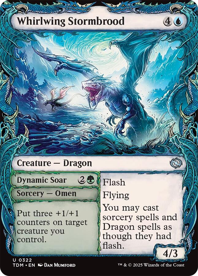 Whirlwing Stormbrood (Showcase) [Tarkir: Dragonstorm] | Lots Moore NSW