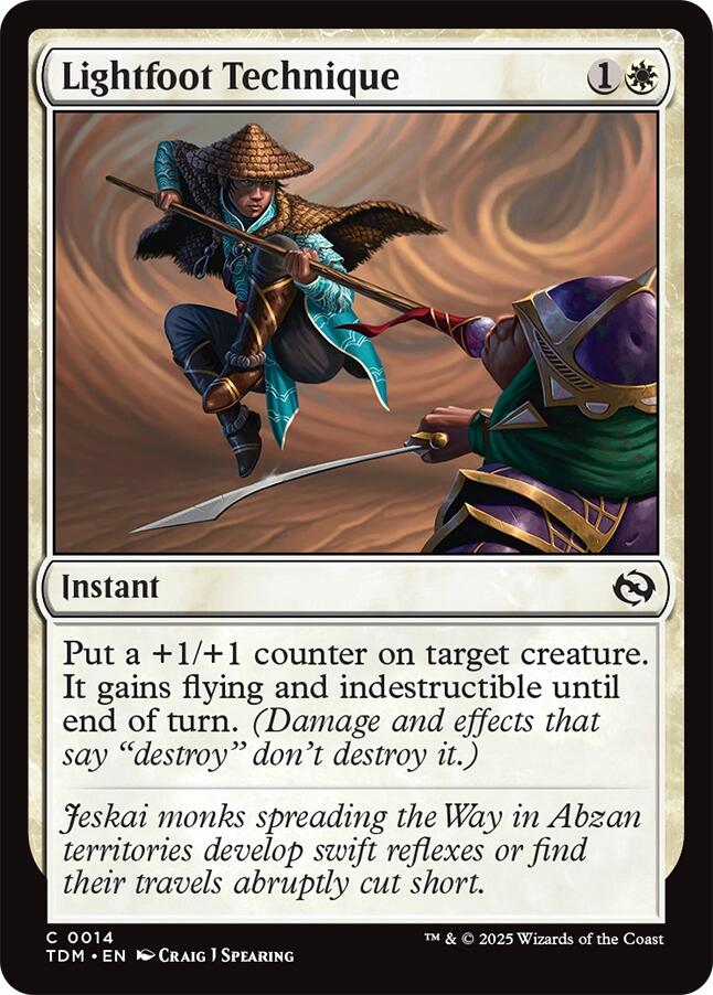 Lightfoot Technique [Tarkir: Dragonstorm] | Lots Moore NSW