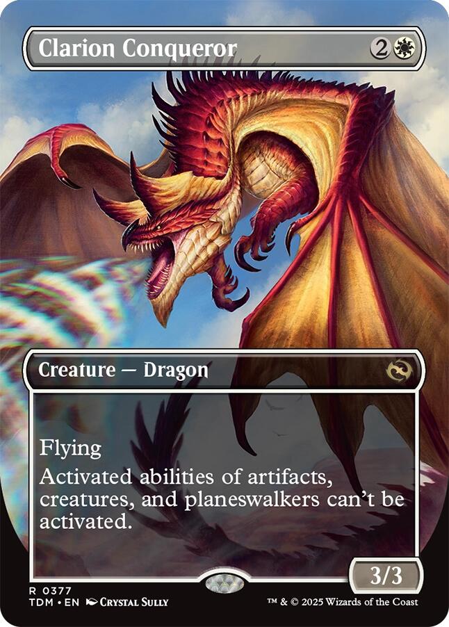 Clarion Conqueror (Borderless) [Tarkir: Dragonstorm] | Lots Moore NSW