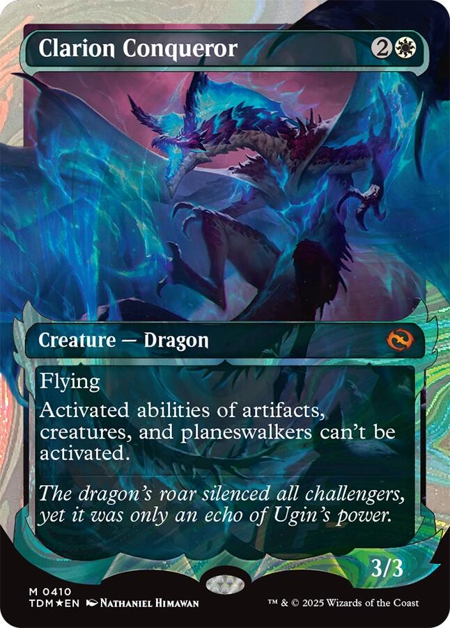 Clarion Conqueror (Showcase) (Halo Foil) [Tarkir: Dragonstorm] | Lots Moore NSW