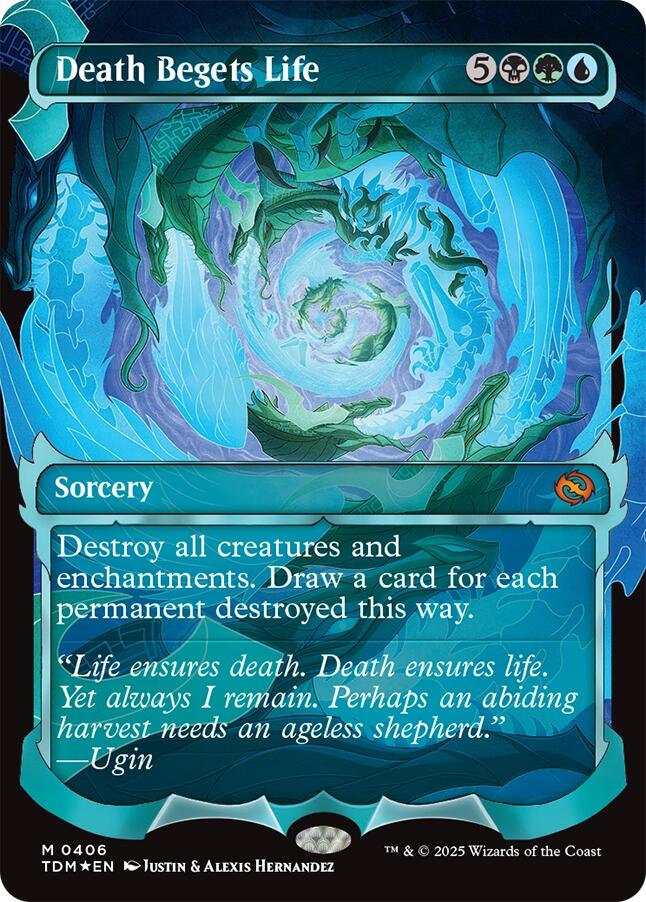 Death Begets Life (Showcase) [Tarkir: Dragonstorm] | Lots Moore NSW
