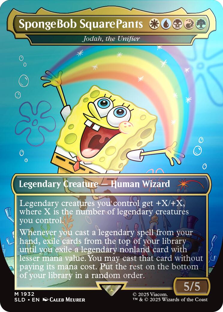 SpongeBob SquarePants - Jodah, the Unifier (Rainbow Foil) [Secret Lair Drop Series] | Lots Moore NSW