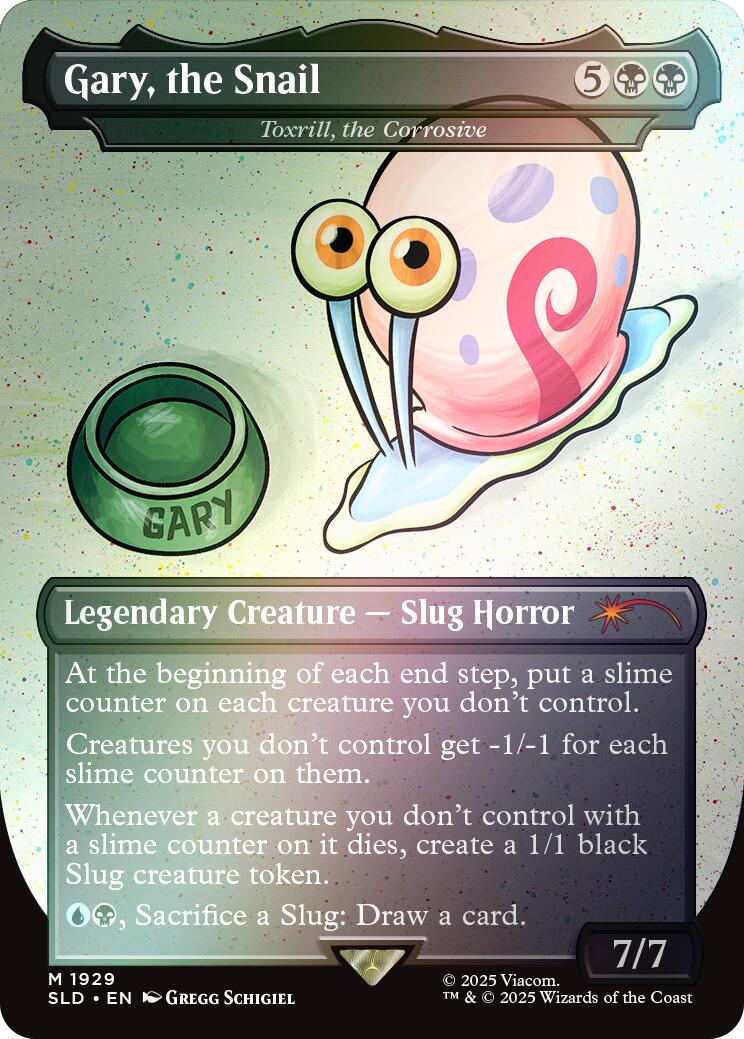 Gary, the Snail - Toxrill, the Corrosive (Rainbow Foil) [Secret Lair Drop Series] | Lots Moore NSW