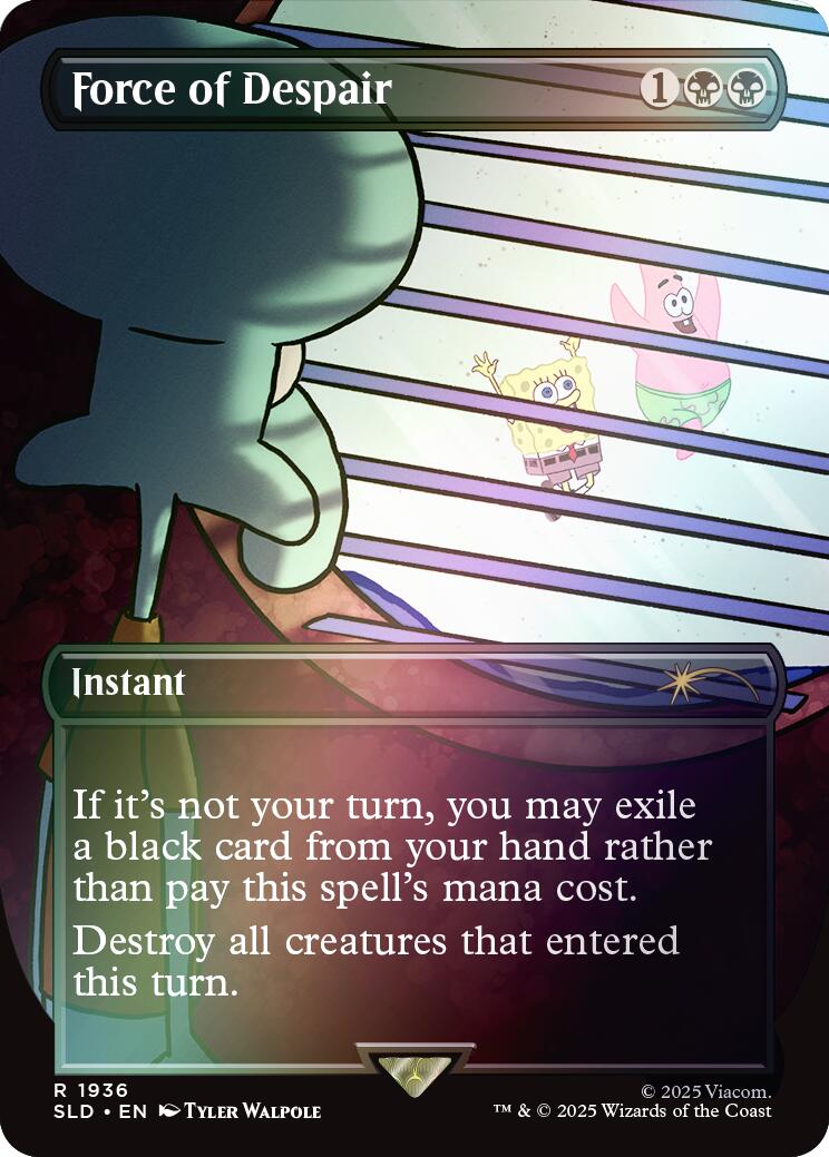 Force of Despair (Rainbow Foil) [Secret Lair Drop Series] | Lots Moore NSW