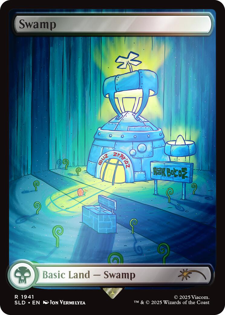 Swamp (1941) (Rainbow Foil) [Secret Lair Drop Series] | Lots Moore NSW