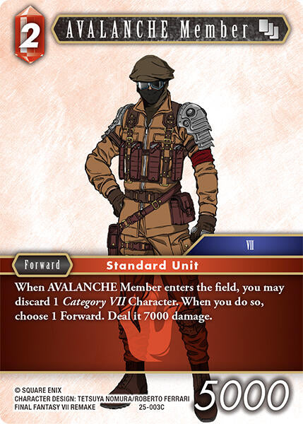 AVALANCHE Member [Tears of the Planet] | Lots Moore NSW