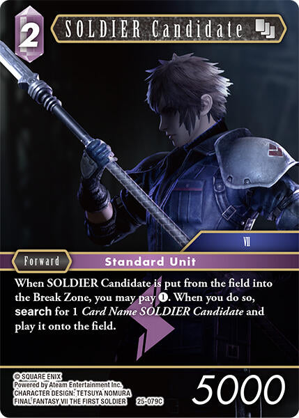 SOLDIER Candidate [Tears of the Planet] | Lots Moore NSW
