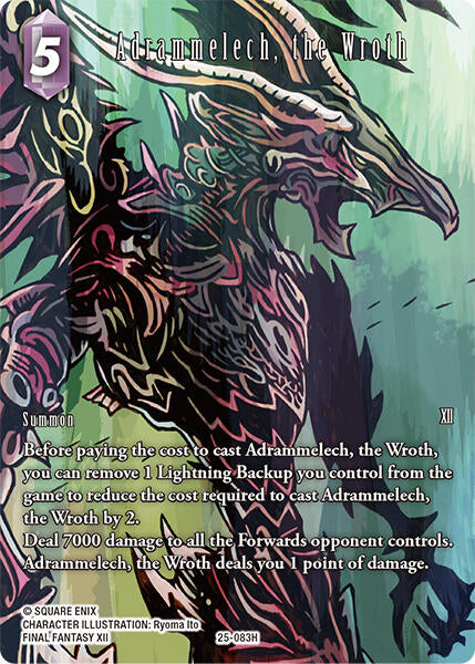 Adrammelech, the Wroth (Full Art) [Tears of the Planet] | Lots Moore NSW