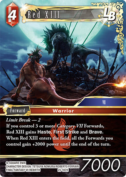 Red XIII LB [Tears of the Planet] | Lots Moore NSW