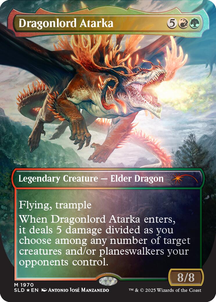 Dragonlord Atarka (Rainbow Foil) [Secret Lair Drop Series] | Lots Moore NSW