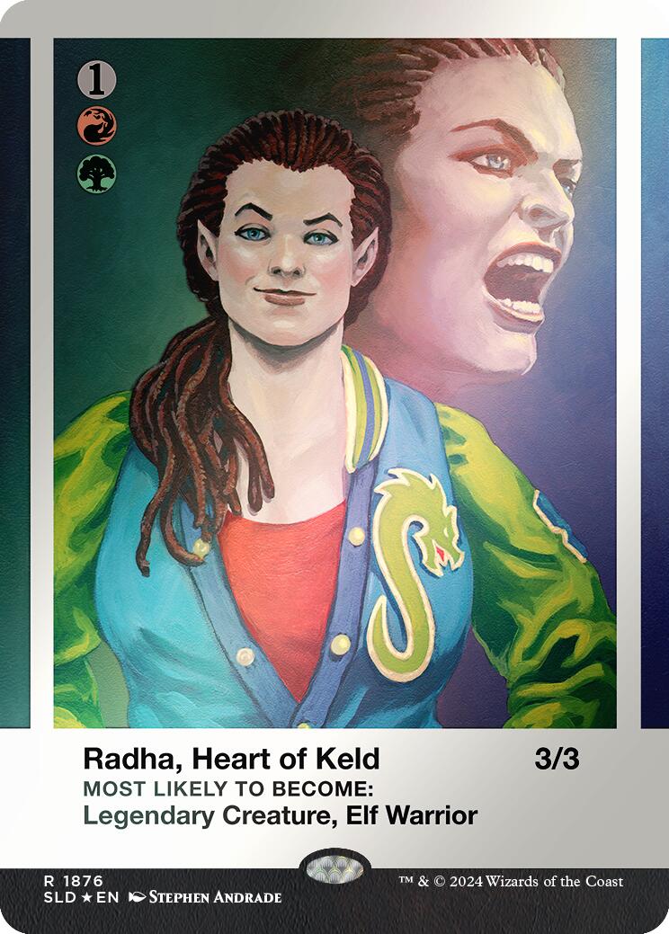Radha, Heart of Keld (Rainbow Foil) [Secret Lair Drop Series] | Lots Moore NSW
