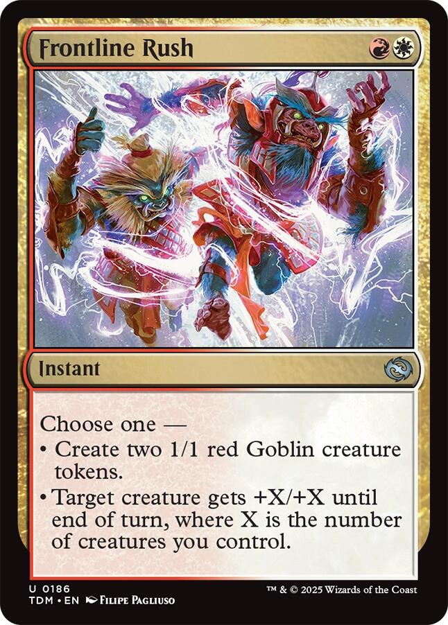 Frontline Rush [Tarkir: Dragonstorm] | Lots Moore NSW