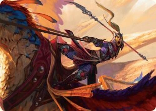 Dragonback Lancer Art Card (3/54) [Tarkir: Dragonstorm Art Series] | Lots Moore NSW