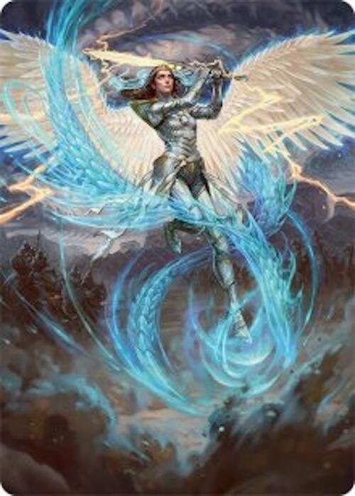 Elspeth, Storm Slayer Art Card (49/54) [Tarkir: Dragonstorm Art Series] | Lots Moore NSW