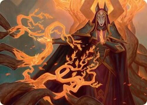 Abzan Devotee Art Card (10/54) [Tarkir: Dragonstorm Art Series] | Lots Moore NSW