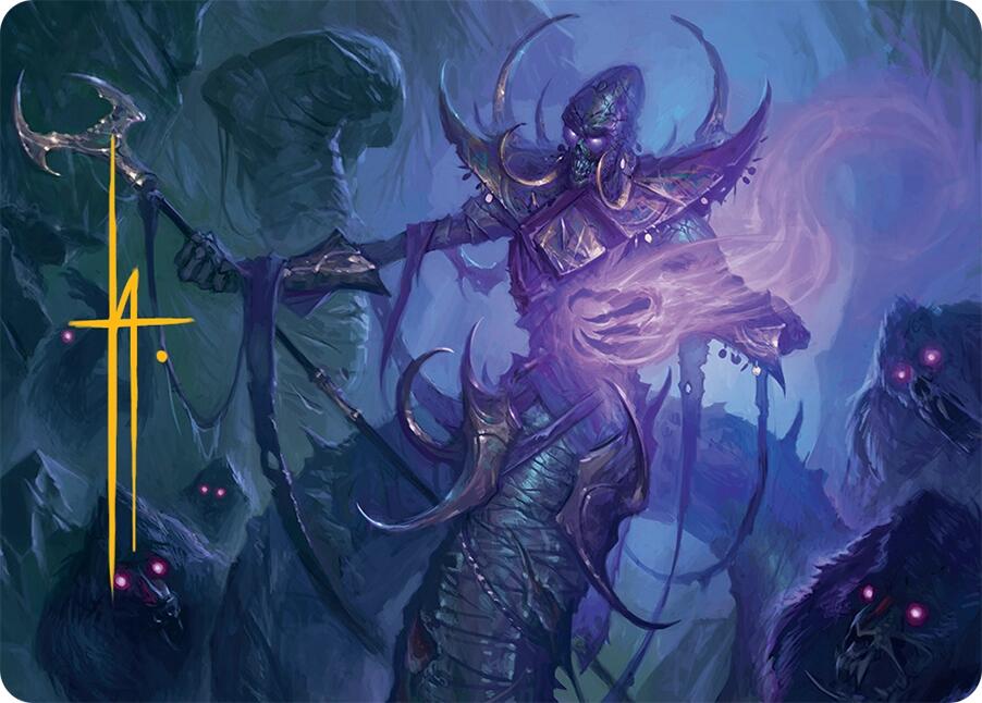 Sidisi, Regent of the Mire Art Card (14/54) (Gold-Stamped Signature) [Tarkir: Dragonstorm Art Series] | Lots Moore NSW