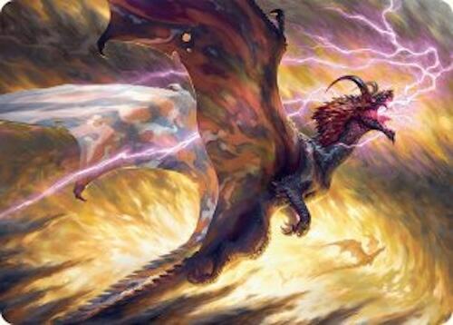 Stormscale Scion Art Card (17/54) [Tarkir: Dragonstorm Art Series] | Lots Moore NSW