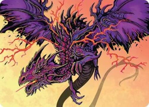 Stormshriek Feral Art Card (35/54) [Tarkir: Dragonstorm Art Series] | Lots Moore NSW
