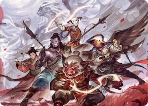 Will of the Jeskai Art Card (54/54) [Tarkir: Dragonstorm Art Series] | Lots Moore NSW
