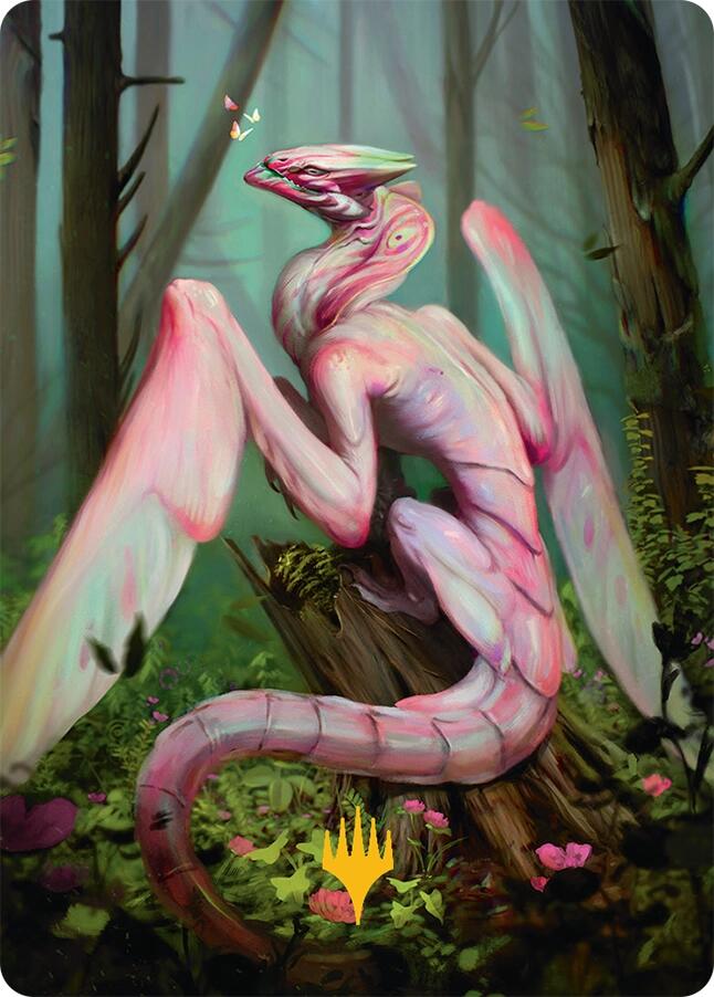 Bloomvine Regent Art Card (46/54) (Gold-Stamped) [Tarkir: Dragonstorm Art Series] | Lots Moore NSW