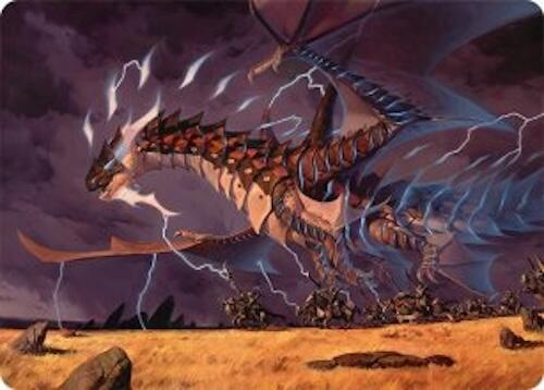 Neriv, Heart of the Storm Art Card (25/54) [Tarkir: Dragonstorm Art Series] | Lots Moore NSW