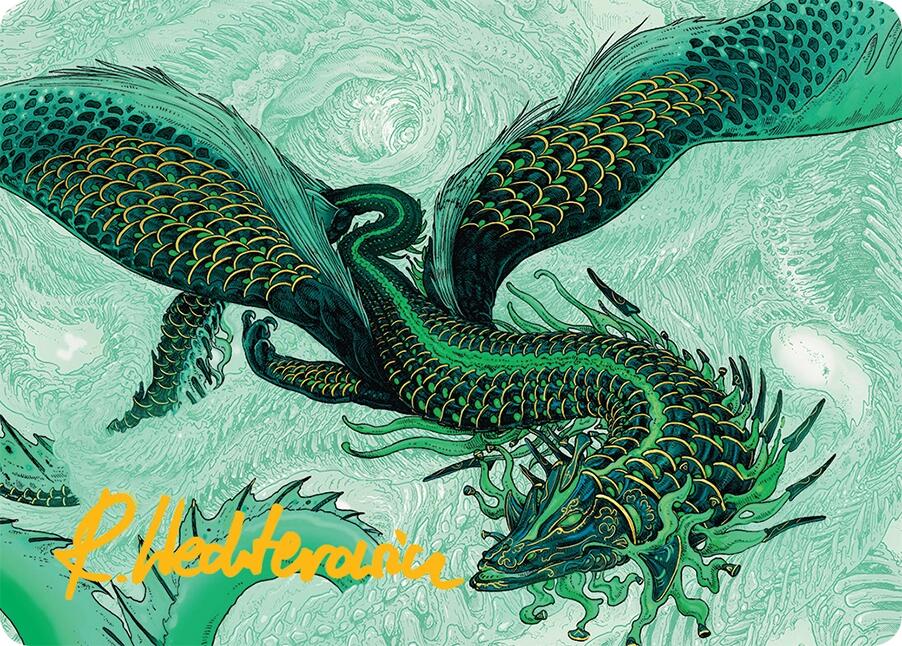 Teval, Arbiter of Virtue Art Card (38/54) (Gold-Stamped Signature) [Tarkir: Dragonstorm Art Series] | Lots Moore NSW