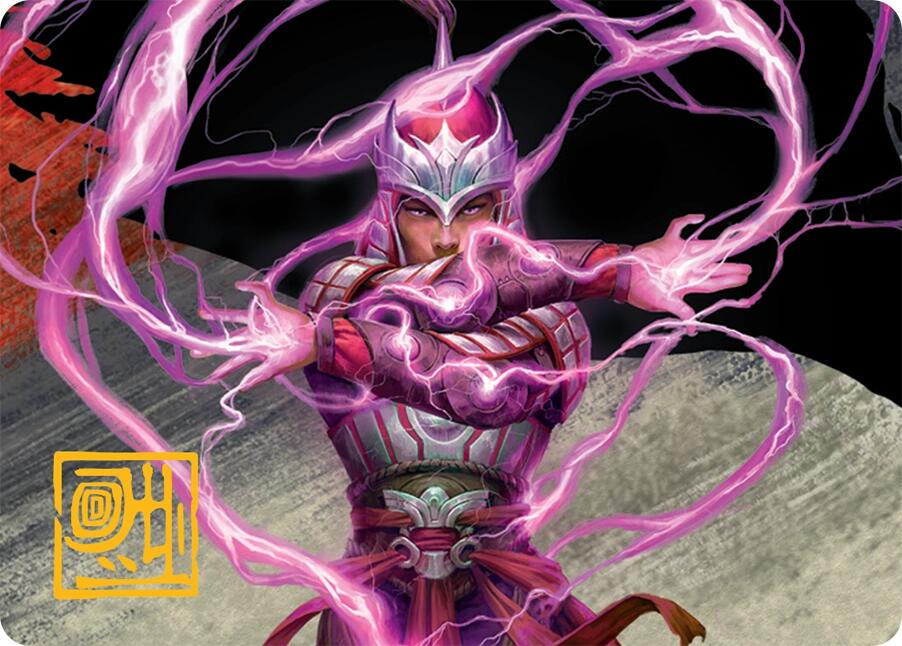 All-Out Assault Art Card (43/54) (Gold-Stamped Signature) [Tarkir: Dragonstorm Art Series] | Lots Moore NSW