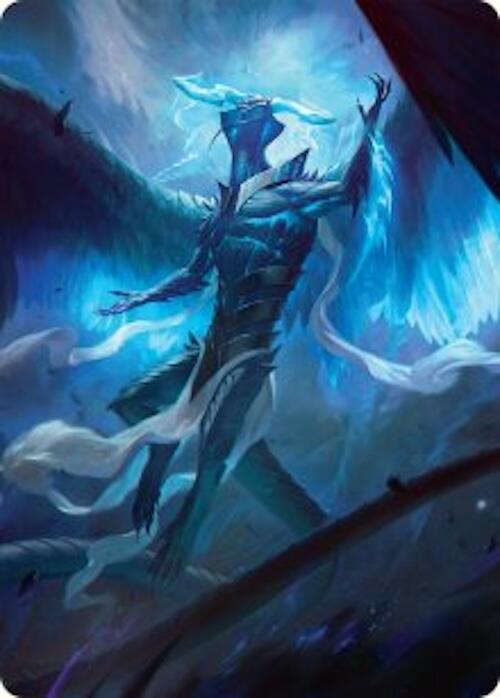 Ugin, Eye of the Storms Art Card (1/54) [Tarkir: Dragonstorm Art Series] | Lots Moore NSW