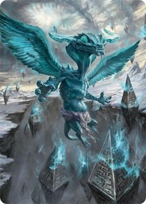 Ugin, Eye of the Storms Art Card (47/54) [Tarkir: Dragonstorm Art Series] | Lots Moore NSW