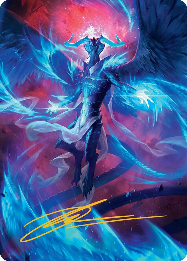 Ugin, Eye of the Storms Art Card (48/54) (Gold-Stamped Signature) [Tarkir: Dragonstorm Art Series] | Lots Moore NSW