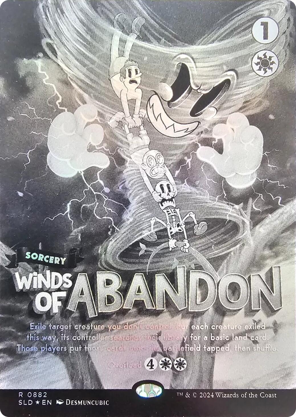 Winds of Abandon (Black & White Foil) [Secret Lair Drop Series] | Lots Moore NSW