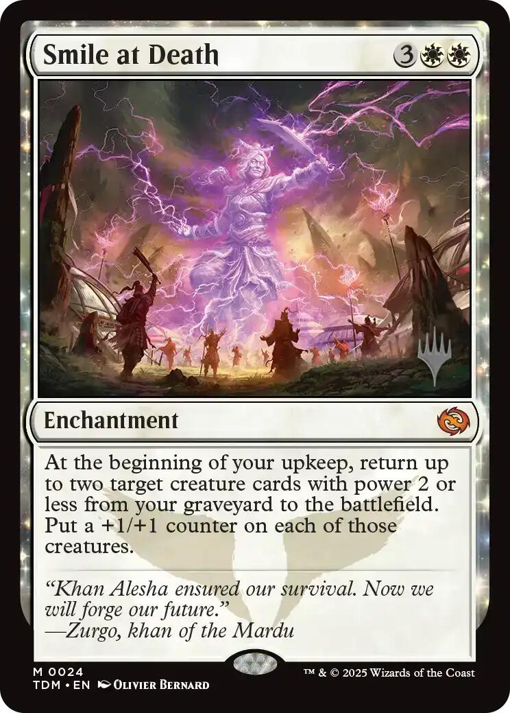Smile at Death [Tarkir: Dragonstorm Promos] | Lots Moore NSW