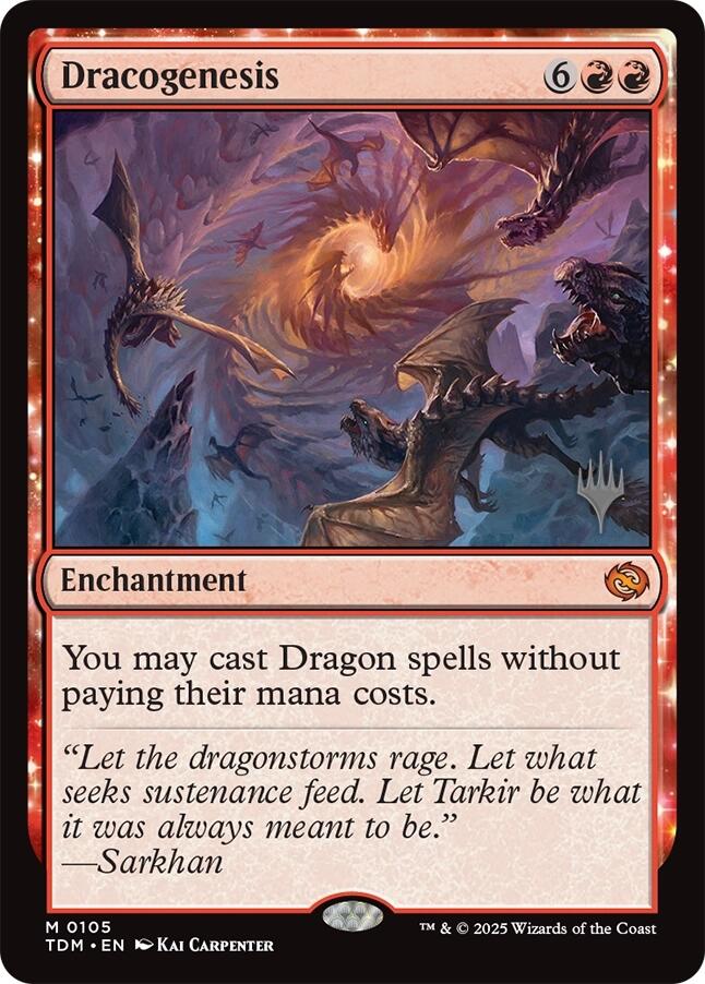 Dracogenesis [Tarkir: Dragonstorm Promos] | Lots Moore NSW
