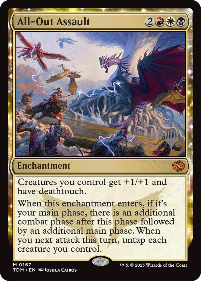 All-Out Assault [Tarkir: Dragonstorm Promos] | Lots Moore NSW