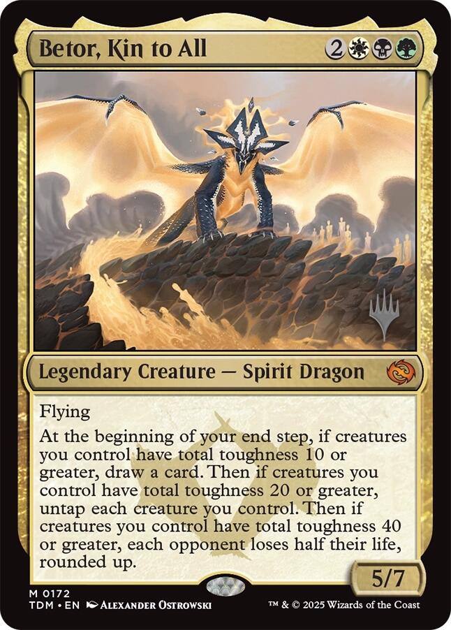 Betor, Kin to All [Tarkir: Dragonstorm Promos] | Lots Moore NSW