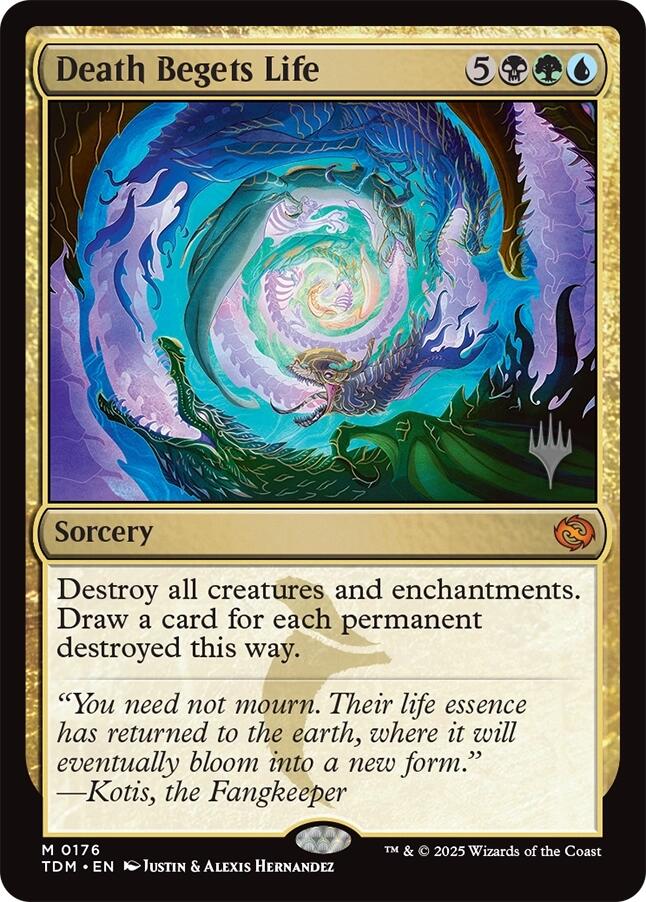Death Begets Life [Tarkir: Dragonstorm Promos] | Lots Moore NSW