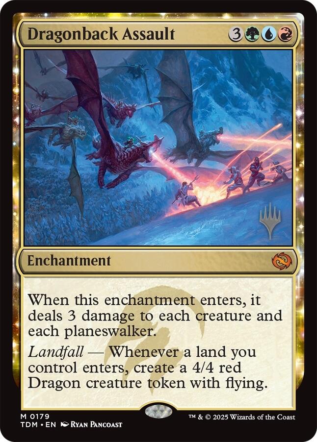 Dragonback Assault [Tarkir: Dragonstorm Promos] | Lots Moore NSW