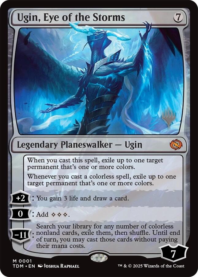 Ugin, Eye of the Storms [Tarkir: Dragonstorm Promos] | Lots Moore NSW