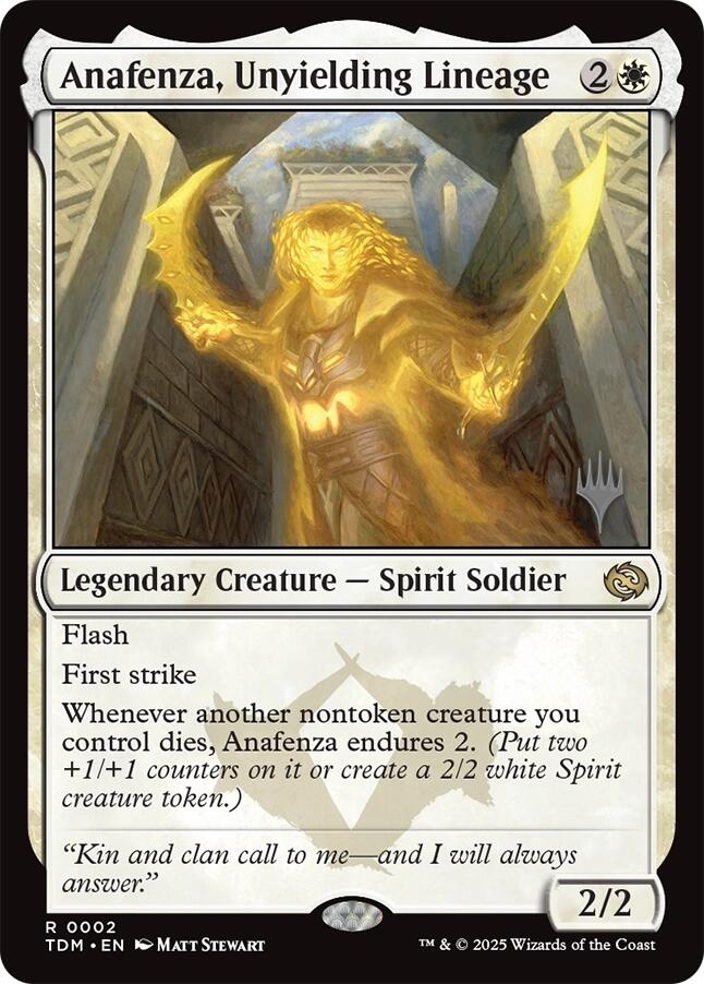 Anafenza, Unyielding Lineage [Tarkir: Dragonstorm Promos] | Lots Moore NSW
