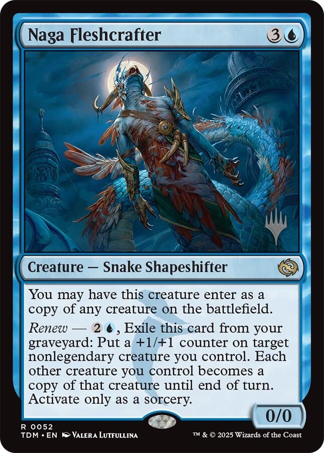Naga Fleshcrafter (Promo Pack) [Tarkir: Dragonstorm Promos] | Lots Moore NSW