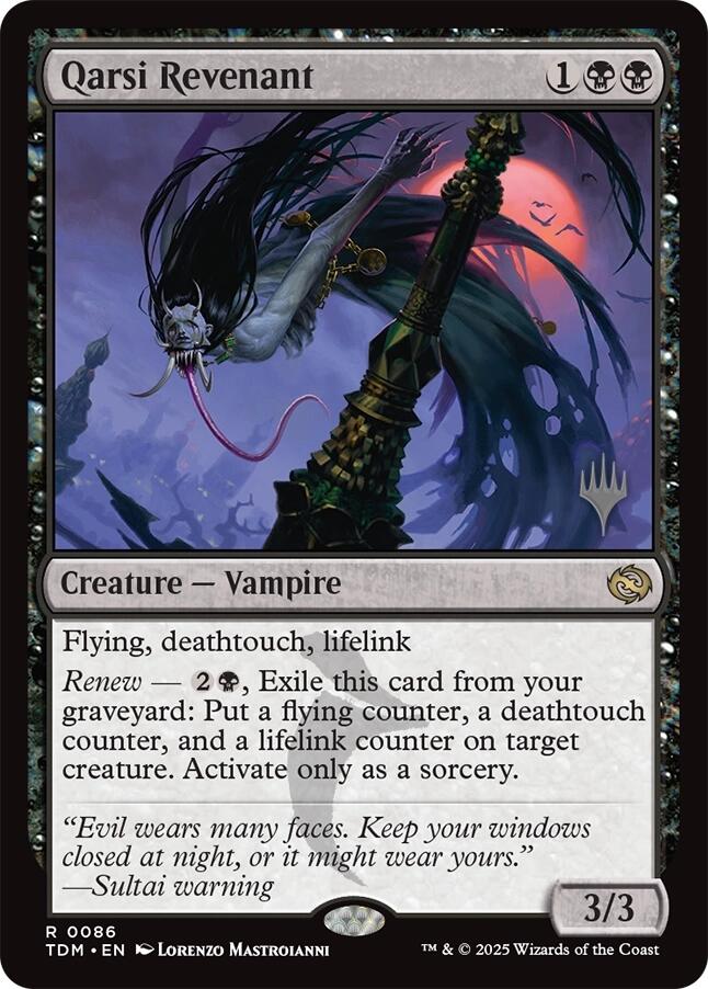 Qarsi Revenant [Tarkir: Dragonstorm Promos] | Lots Moore NSW