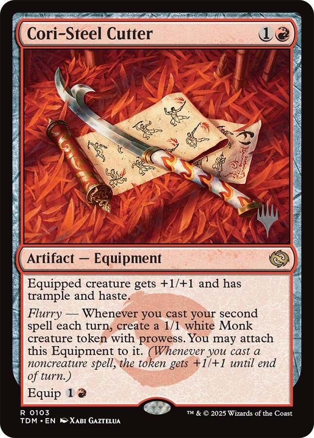 Cori-Steel Cutter [Tarkir: Dragonstorm Promos] | Lots Moore NSW