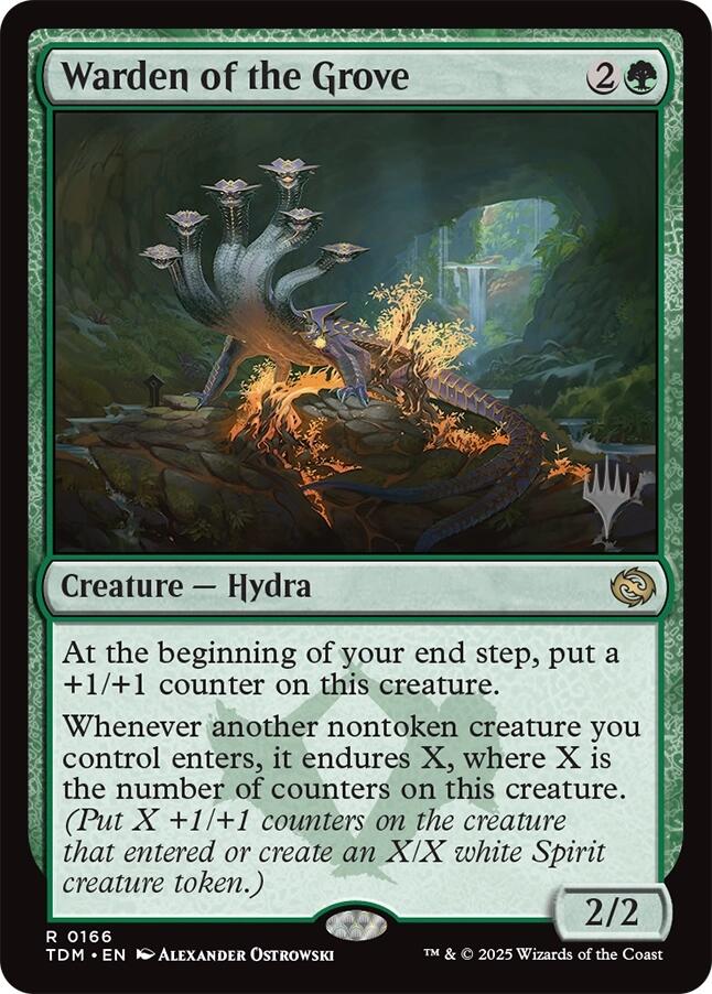 Warden of the Grove [Tarkir: Dragonstorm Promos] | Lots Moore NSW