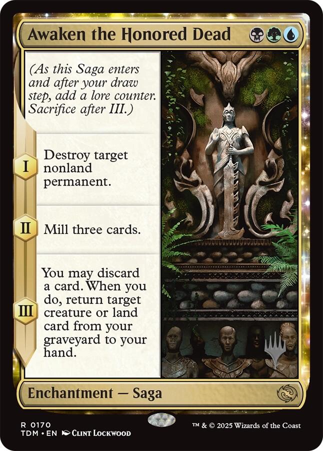 Awaken the Honored Dead [Tarkir: Dragonstorm Promos] | Lots Moore NSW