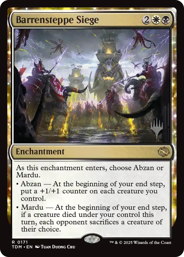 Barrensteppe Siege [Tarkir: Dragonstorm Promos] | Lots Moore NSW