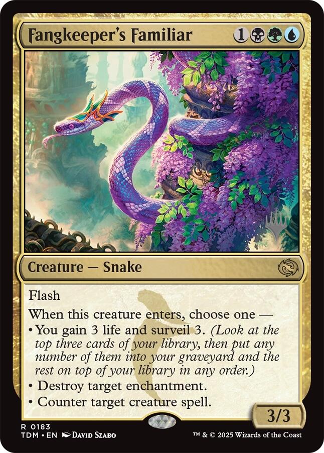 Fangkeeper's Familiar [Tarkir: Dragonstorm Promos] | Lots Moore NSW