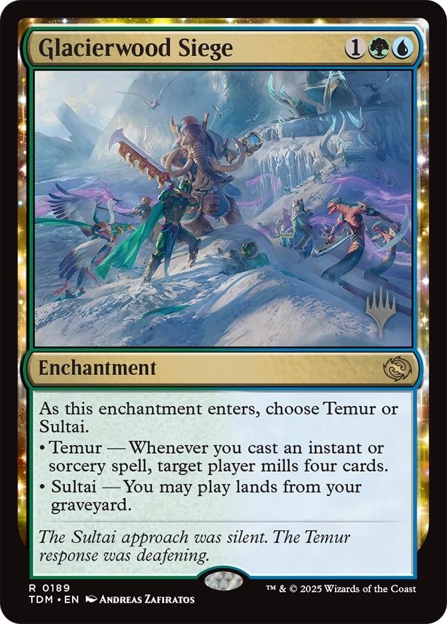Glacierwood Siege [Tarkir: Dragonstorm Promos] | Lots Moore NSW